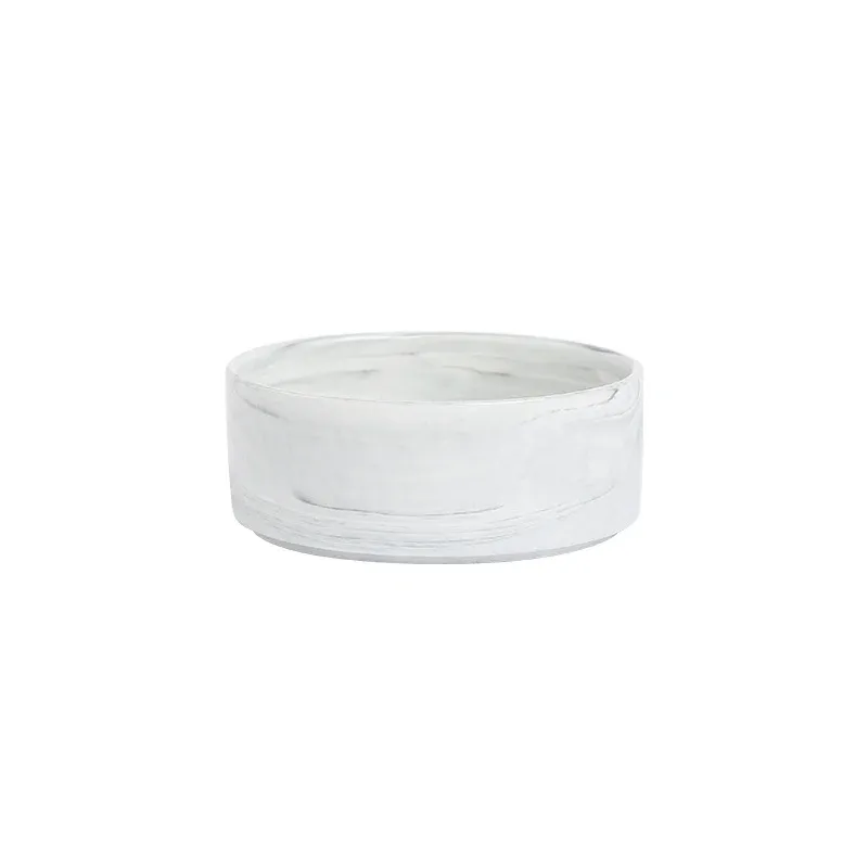 Ceramic Pet Bowl with Bamboo Stand