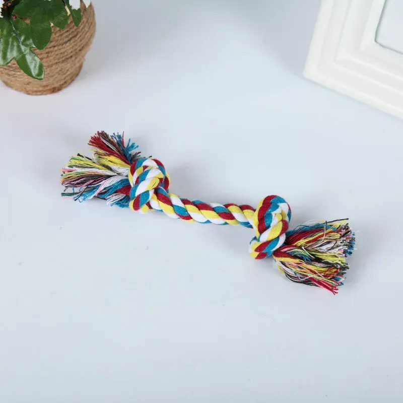 Cotton Rope Dog Chew Toy — Double Knot