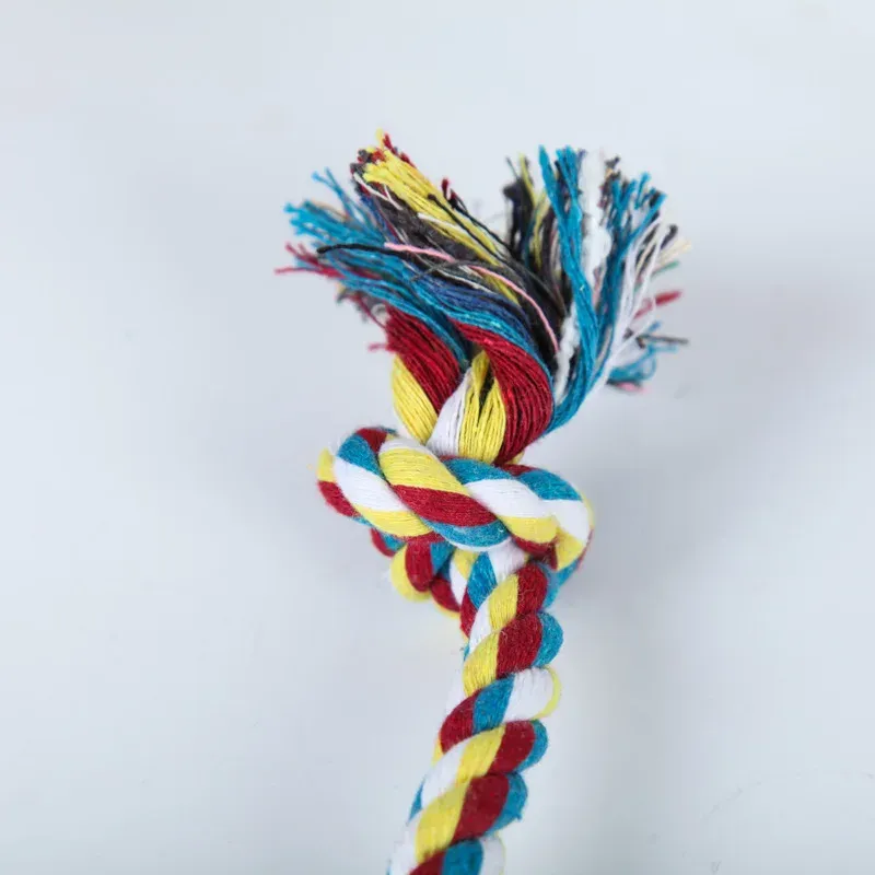 Cotton Rope Dog Chew Toy — Double Knot