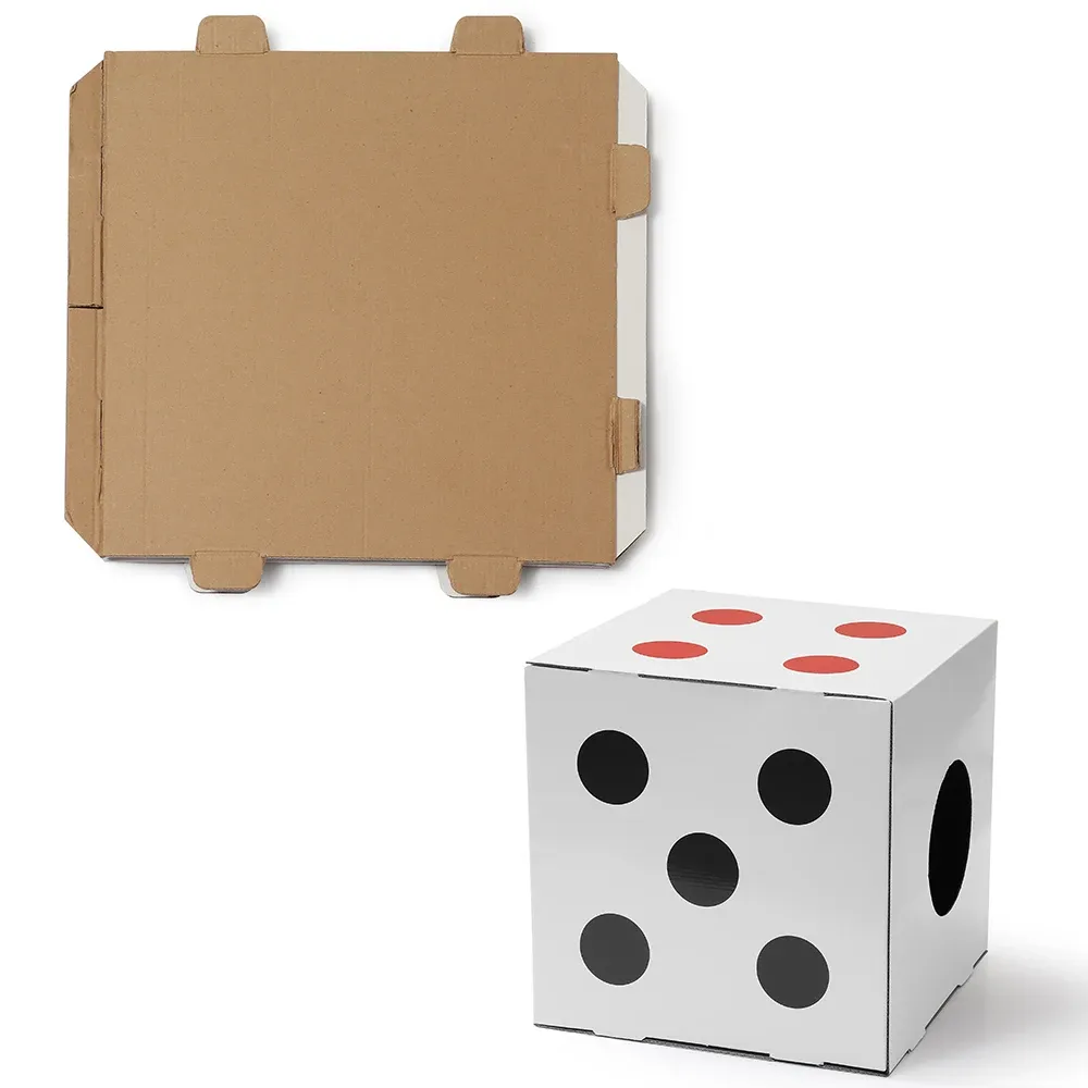 Foldable Corrugated Cardboard Cat Cube